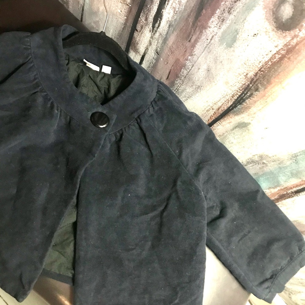 Women’s Blue Caslon Jacket 3/4 Sleeve Size XL